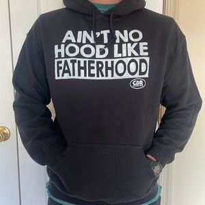 Black 'Ain't No Hood Like Fatherhood' Hoodie
Father’s Day Special!